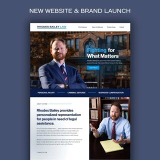 We recently had the privilege of working with Rhodes Bailey on his new law firm’s branding and website. In the process of learning about Rhodes’ legal style and passion for helping people who are experiencing challenging situations, we worked to translate what we learned into a brand and simple website that represent him as the unique individual and attorney he is! 

#attorneybranding #attorneywebsites #rhodesbailey #hljcreative #webdesign #elementorwebsite #lawyerlogo